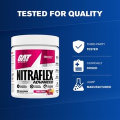 Nitraflex Advanced Pre-Workout Powder – Energy Drink Mix – Supports Healthy B…