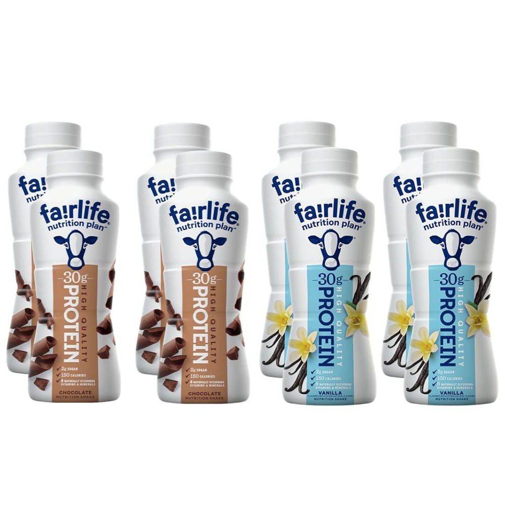 Fairlife Nutrition Plan High Protein Shake Variety Pack Sampler – Chocolate &…