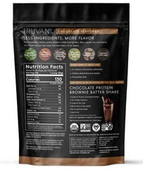 8/26 Truvani Vegan Pea Protein Powder | Chocolate | 20g Organic Plant Based Prot