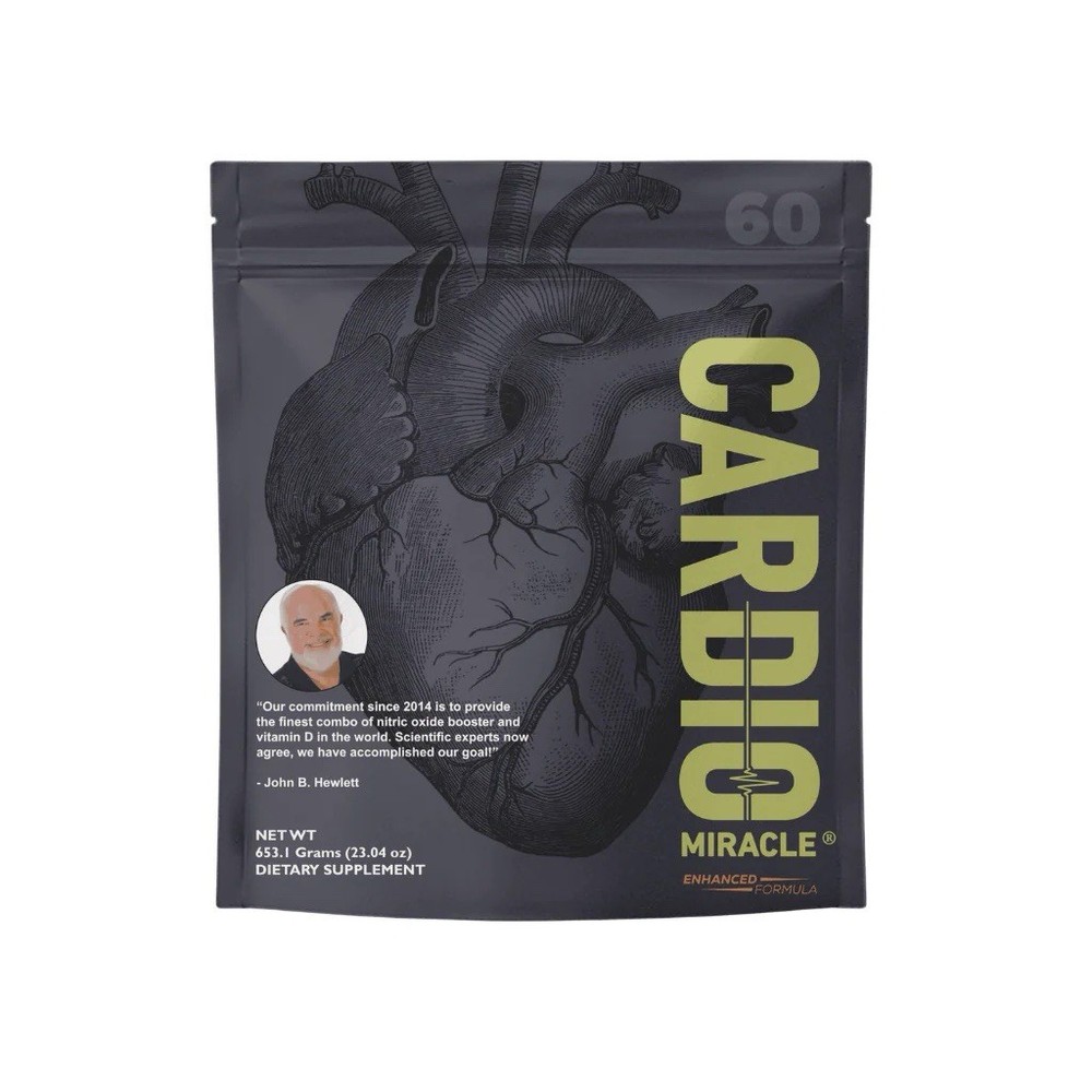 CARDIO MIRACLE 60 SERVINGS COMPLETE NITRIC OXIDE – NEW SEALED