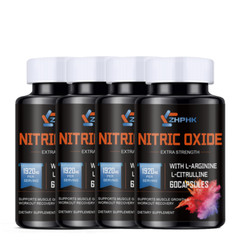 Nitric Oxide & Circulation Booster | L-Arginine, L-Citrulline | Extra Strength