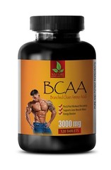 bcaa capsules – BCAA 3000mg – muscle growth pills – 120 Tablets