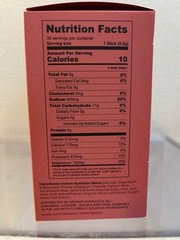 Instant Hydration Electrolyte Drink Mix Raspberry 30 Stick Packs French Sea Salt