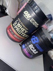 100% Gold Standard Chocolate 10 Servings 10.9 oz And Bcaa 2 Pack
