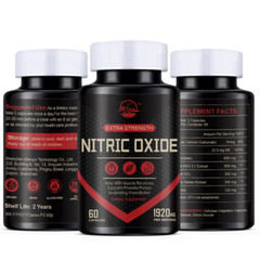 Nitric Oxide Booster Supplement, Extra Strength L Arginine & L Citrulline Muscle