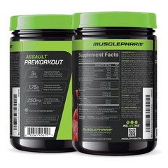 MusclePharm Assault Energy & Strength Pre Workout – 30 Servings, Watermelon