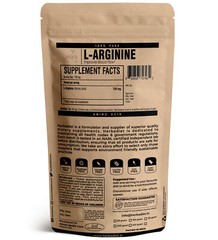 L-Arginine Powder, Nitric Oxide Booster for Muscle Growth & Pump, 100% Pure