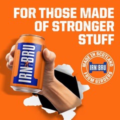 IRN-BRU Original Scottish Sparkling Soda, Citrus 11.16 Fl Oz (Pack of 24)