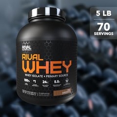 Rich Chocolate Whey Protein Powder 5lb – High Protein, Low Sugar, Muscle Gain