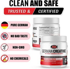 Micronized Creatine Monohydrate Powder, 99.99% Pure Creapure for Muscle Growt…