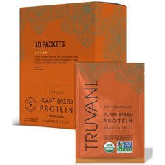 Vegan Pea Protein Powder Pumpkin Spice | 20g Organic | Keto, Low Carb, 10