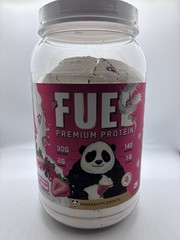 PandaSupplements FUEL Protein Powder Berries & Cream Low Sugar High Protein
