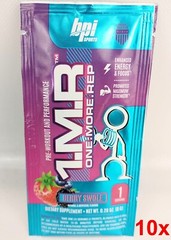 10x 1MR Legendary Pre-Workout & Performance Supplement Berry Swole BPI Sports