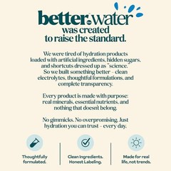 Hyburst Better Than Water Electrolytes Powder Packets Drink Mix Tropical Variety