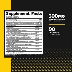 Primaforce T. Complex 90 Capsules, 500mg D-Aspartic Acid Per Serving