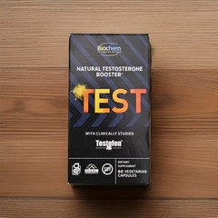 TEST 🟠 Natural Testosterone Booster | 60 Vegetarian Capsules | Exp 12/2026