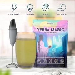 Yerma Magic Yerba Mate Peach Mango Powder 30 Drink Mix 3 pack