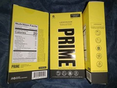 Prime Lemonade – 3 Box Bundle, 18ct (Total) Best By: 1/2026