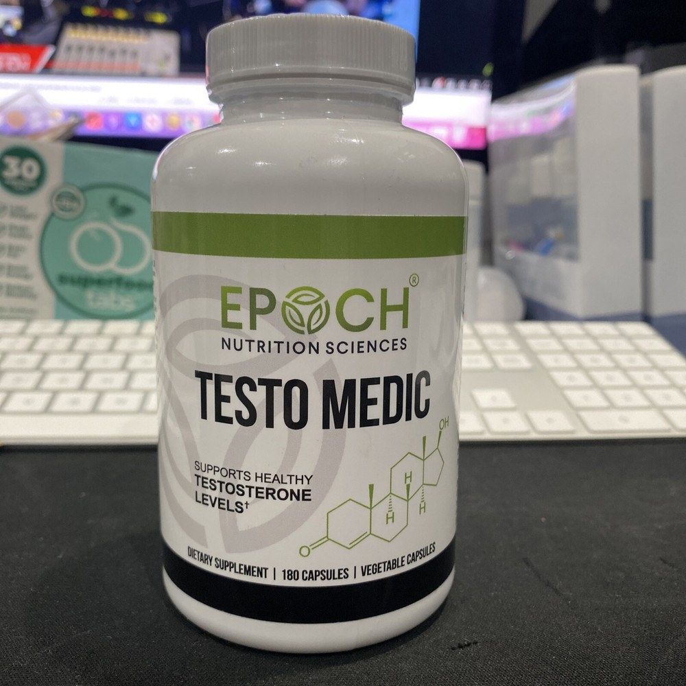 Epoch Nutrition Sciences TESTO Medic Testosterone Booster – Energy Boosting