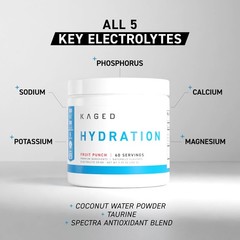 Hydra Charge Electrolyte Powder 10.79 Ounce Performance Endurance Hydration Mix