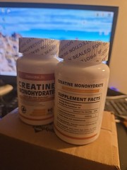 2 Pack Elevate Life Creatine Monohydrate 2500mg 90 Capsules Each.