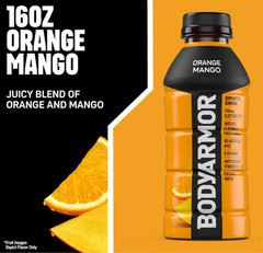 BODYARMOR Sports Drink, Orange Mango, Electrolyte Drink Hydration, 16 Fl Oz Bott