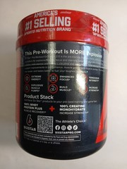 Six Star Pre-Workout Explosion 2.0 Fruit Punch 9.52 oz Exp 06/2027