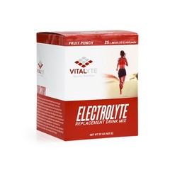 Vitalyte Electrolyte Stick Pack 25 Count Box – Fruit Punch SHIPS FAST!