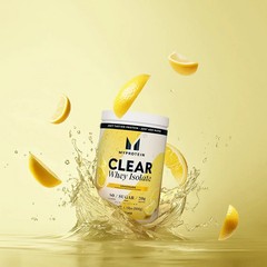 2 Packs Myprotein Clear Whey Protein Isolate Powder, Lemonade, 20 Servings