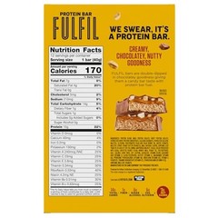 Fulfil Chocolate Peanut Butter Flavored Protein Bar Made Reeses Peanut Butter