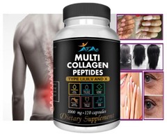 Collagen peptide pills Hair, Skin Nails joints support hydrolyzed collagen 120