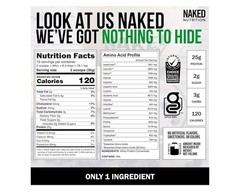 NAKED Whey 1Lb – Only 1 Ingredient, Grass Fed 1 Pound (Pack of 1) Unflavored