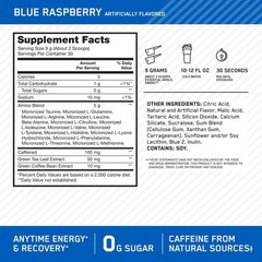 Essential Amino Energy – 30 Servings of Blue Raspberry for Anytime Energy Boost