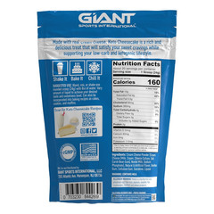 Giant Sports Keto Cheesecake Shake Mix – Delicious Low Carb, Ketogenic Diet Glut