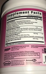 RSP Amino Lean Alix Earle Berry Alixir Energy Pre Workout Powder 6.7oz Hair Nail