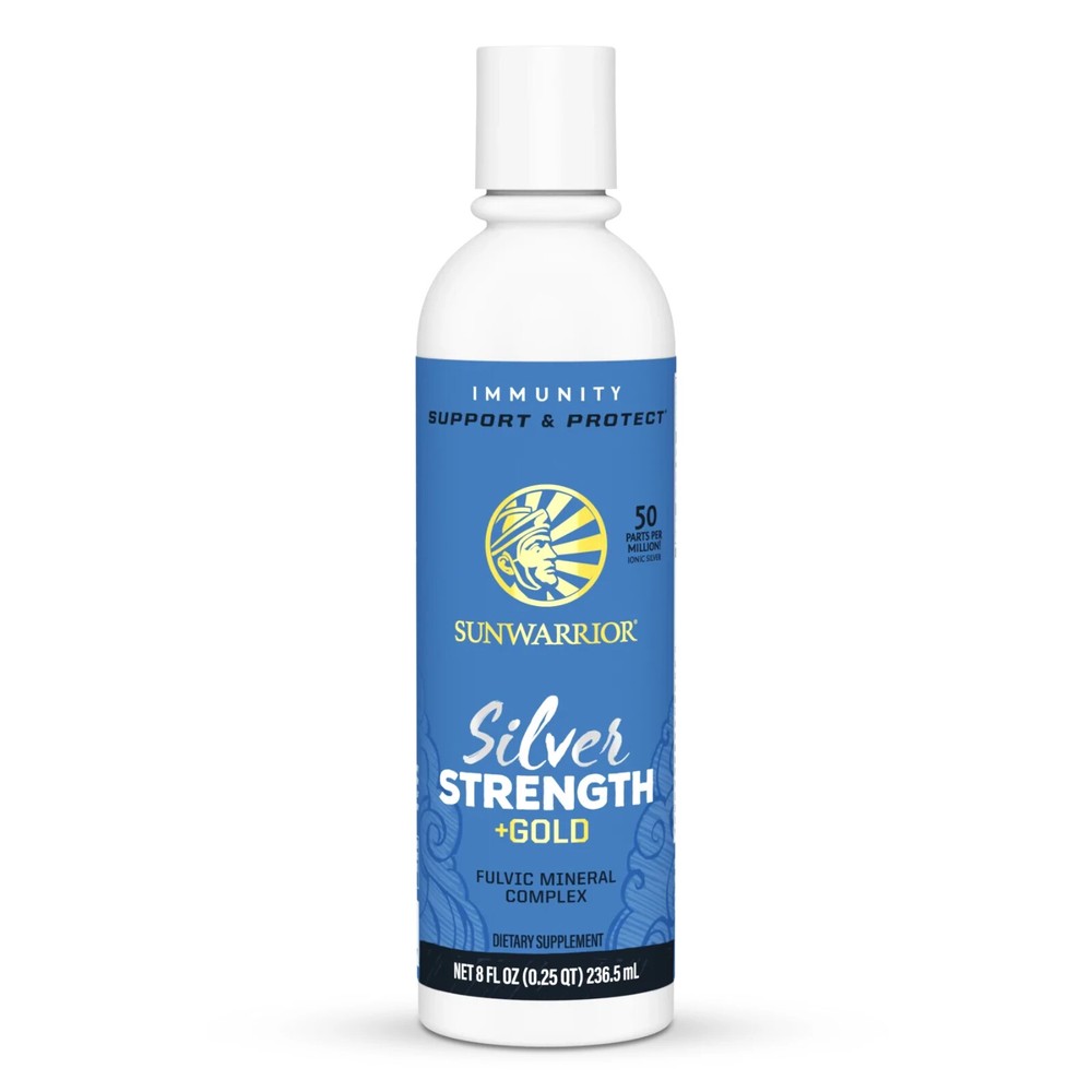 Sunwarrior – Silver Strength Gold, Fulvic Mineral Complex, Immune Support – 8 oz