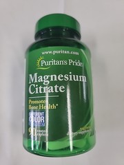 Puritan’s Pride Magnesium Citrate 200mg – 90 count Exp 01/2027