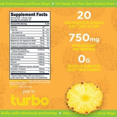 Perk Turbo Pre-Workout Pineapple Flavored (20 Servings)