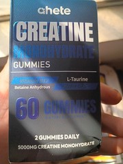 Creatine Monohydrate GUMMIES blueberry 🫐 Flavor 2 Pack 2 Month Supply