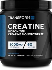 Creatine Monohydrate Powder 5000mg Per Serving Unflavored 60 Servings Mix in