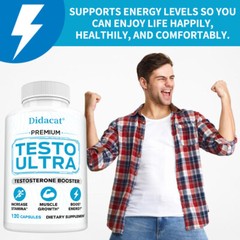 Testo Ultra For Men 30/60/120 Capsules Natural On Sale Testo Ultra