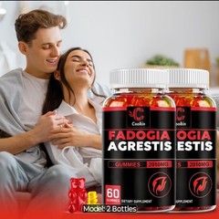 Fadogia Agretis Tongkat Gummies 1 Month Supply for Vigor Test Booster+ Endurance