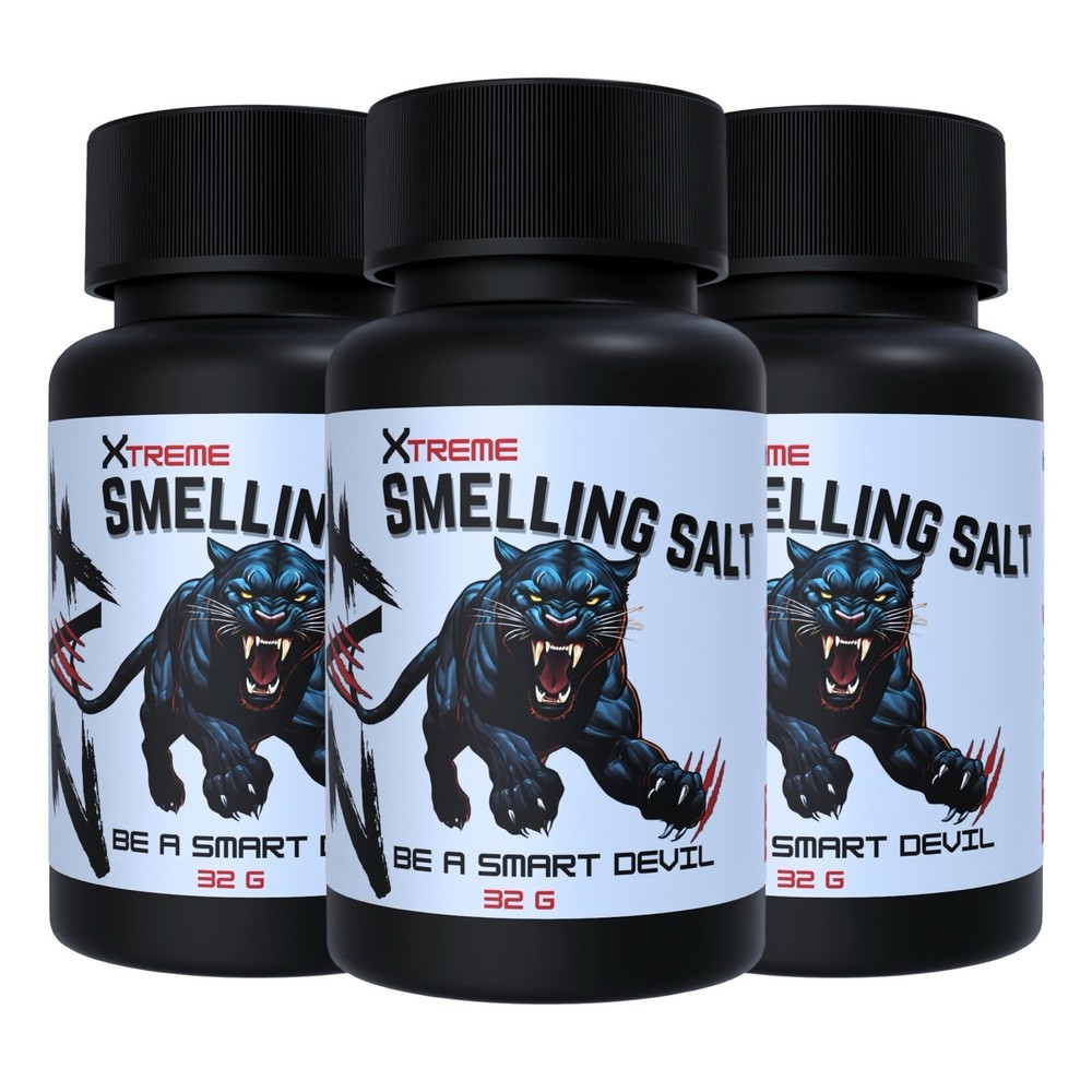 Zaf Xtreme Smelling Salts for professional-Pre-activated & Ready To Use 3pack