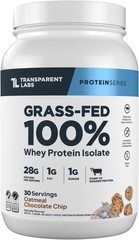 Grass-Fed Whey Protein Isolate – Naturally Flavored, Gluten Free Grassfed Whe…