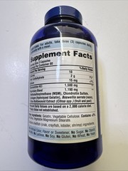 Puritan’s Pride Glucosamine Chondroitin MSM Joint Soothe 240ct Exp 09/2026