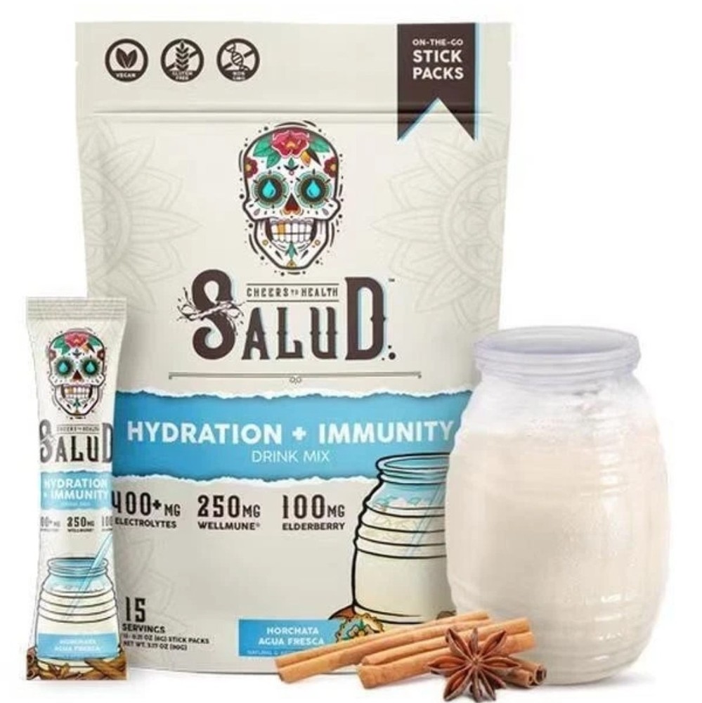 Salud Hydration & Immunity Drink Mix Comes With 15 Servings Flavor Horchata