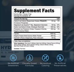 🍍🥥🍍Transparent Labs Hydrate Electrolyte Tropical Punch 40 Servings Exp 11/26