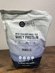 Taha Health Nutrition Vanilla Flavored Whey Protein Concentrate Powder, 25g