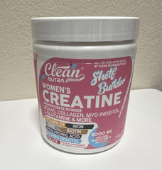 Clean Nutraceuticals Women’s Creatine Monohydrate Powder 5000mg 9.4 oz 06/2028