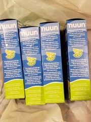 NUUN SPORT HYDRATION ELECTROLYTE DRINK MIX LEMON LIME (4) 10 PACKS ( 40 TOTAL )